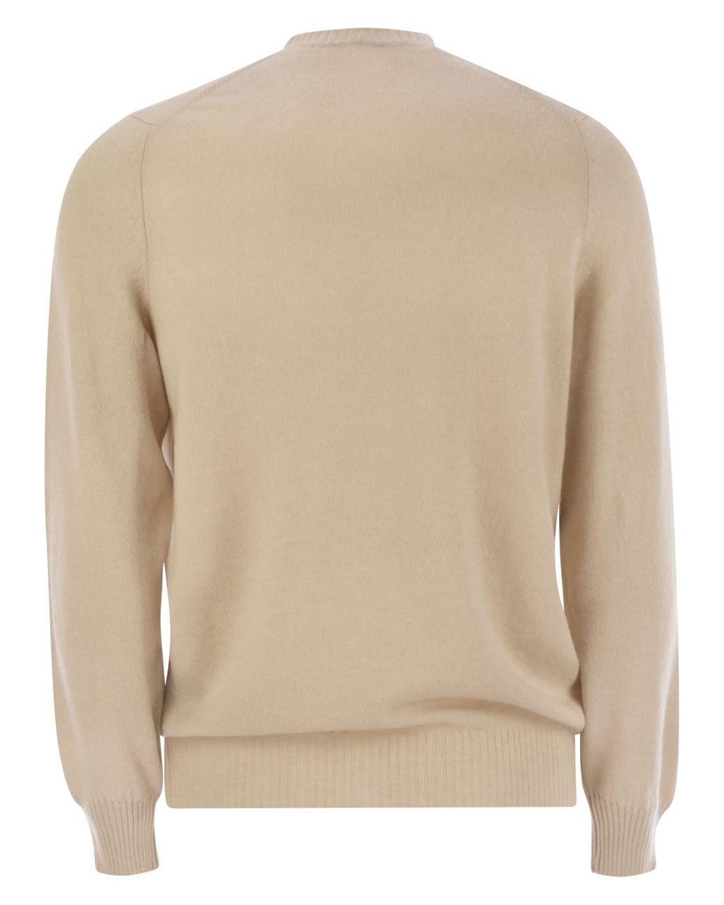 Fedeli Natural Argentina Persia Cashmere Crew Neck for men