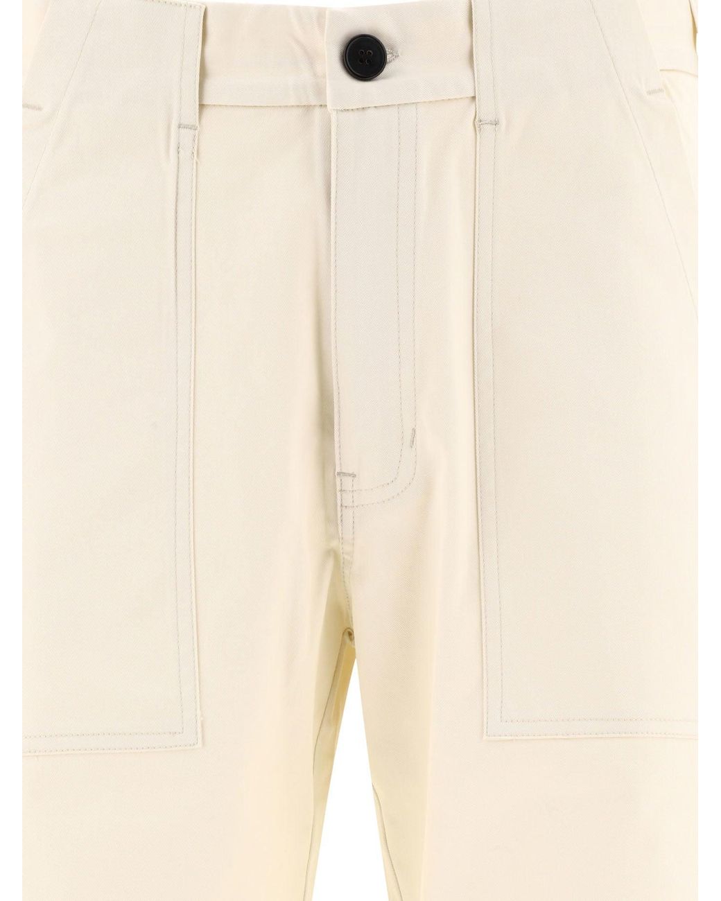 And Blue Natural "Hammer" Trousers for men