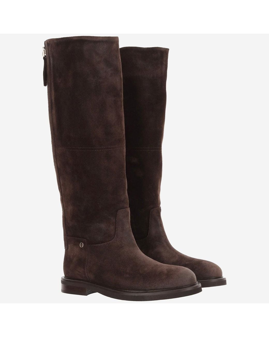 Poeve Brown Suede Boots
