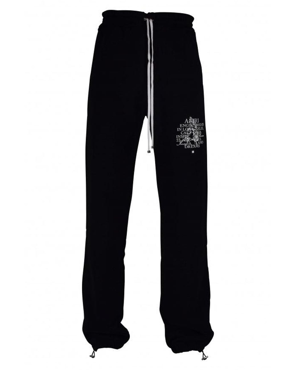 Amiri Blue Cotton Jogging Pants for men
