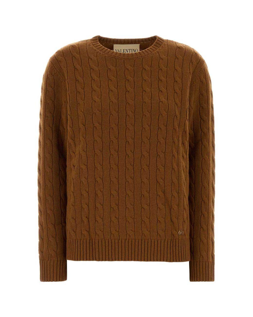 Valentino Garavani Brown Caramel Cashmere Sweater