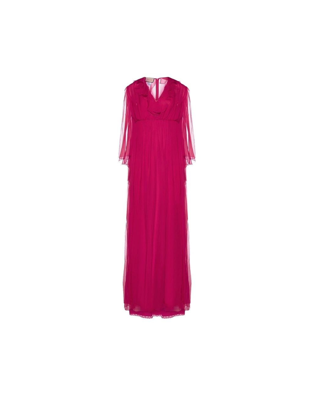 Gucci Pink Silk Midi Dress