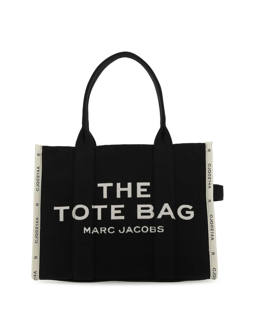 Marc Jacobs Black Cotton-Blend Full Jacquard Bag