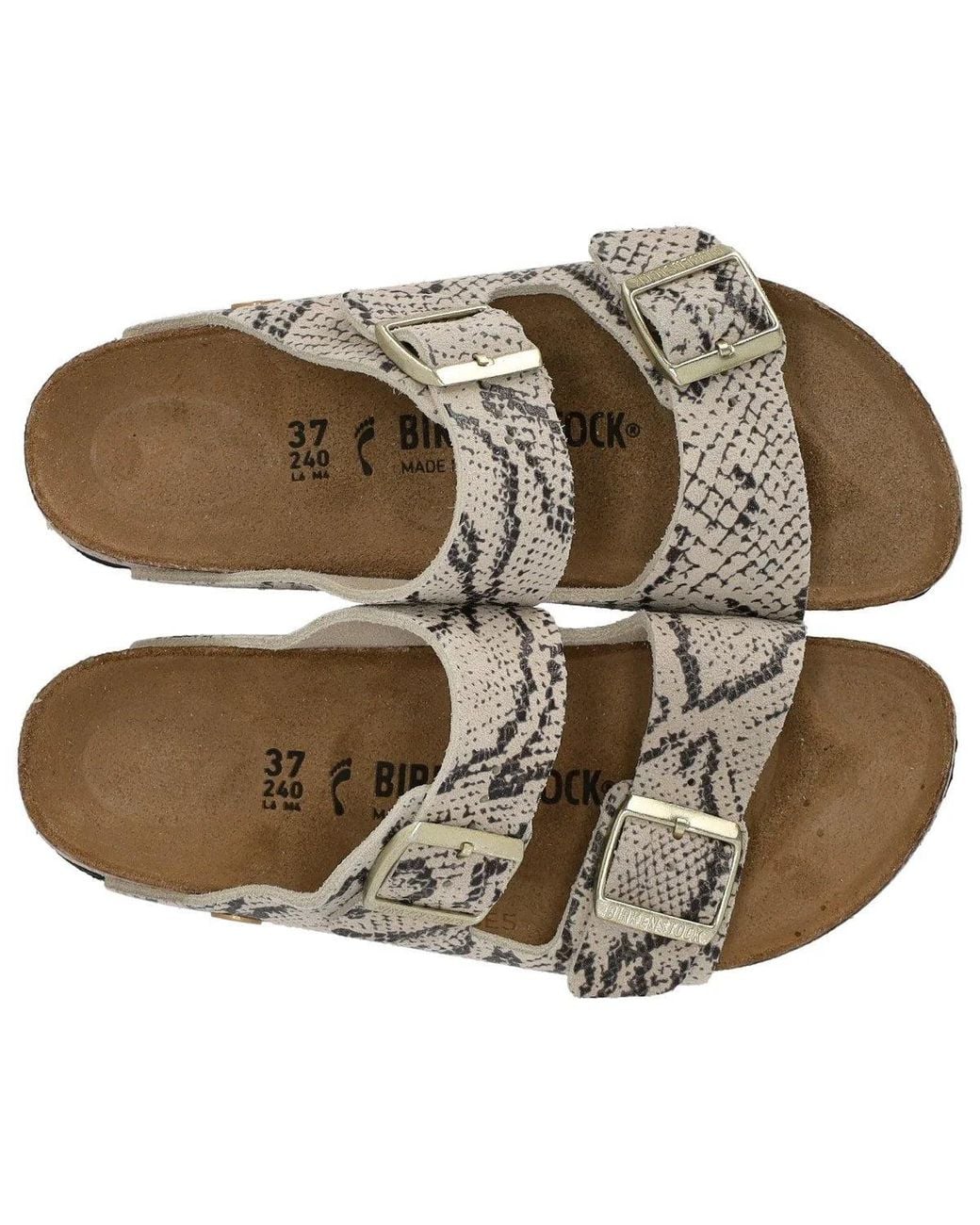Birkenstock Brown Arizona Snake Oyster Sandal
