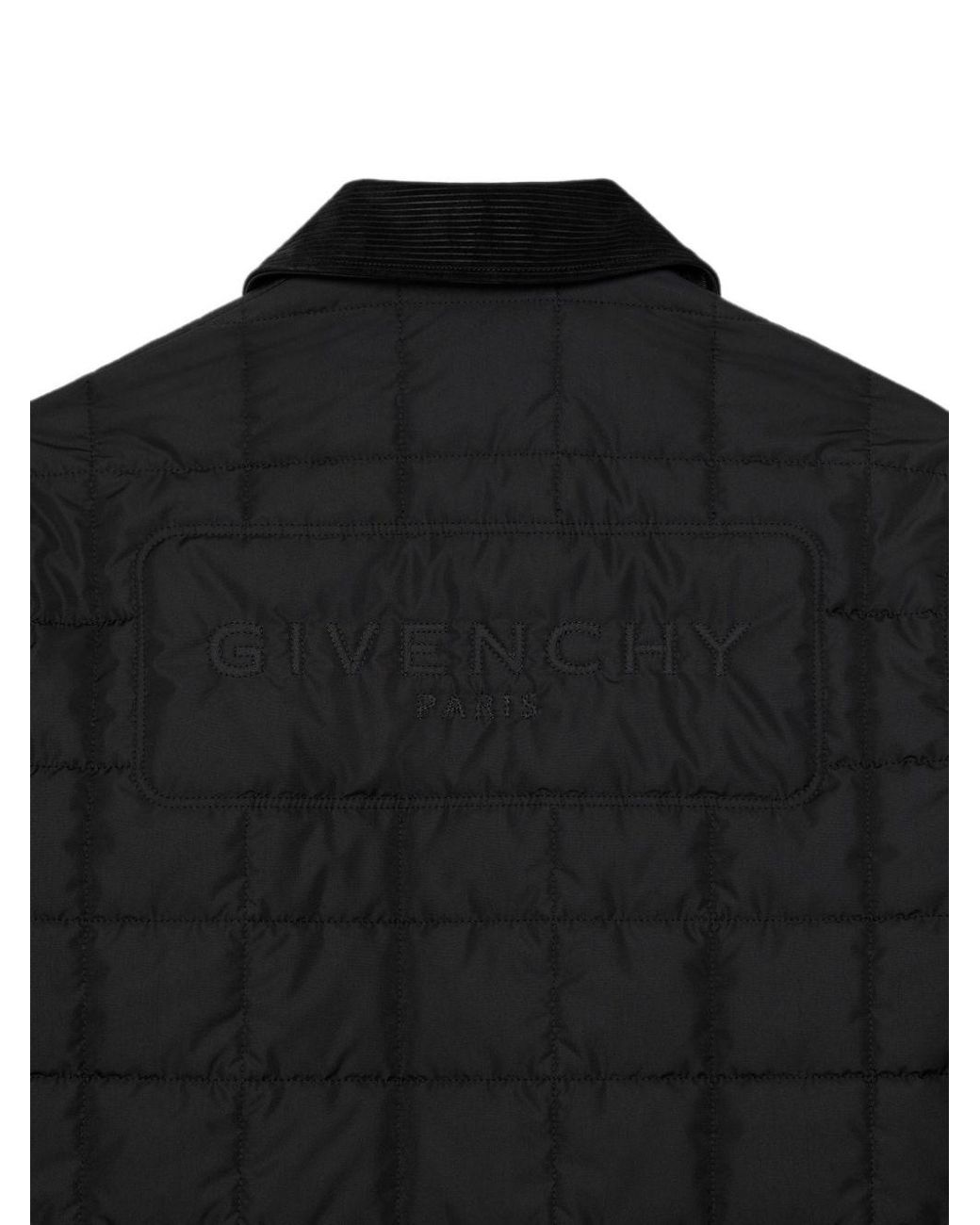 Givenchy Black Quilted Jacket for men