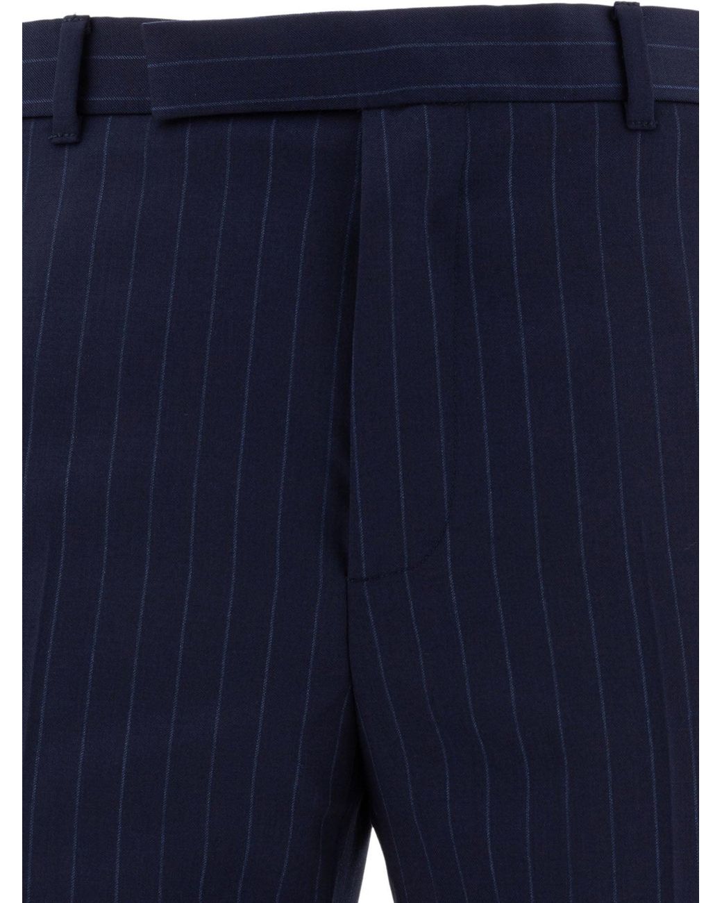 Givenchy Pinstriped Tailored Trousers in het Blue voor heren