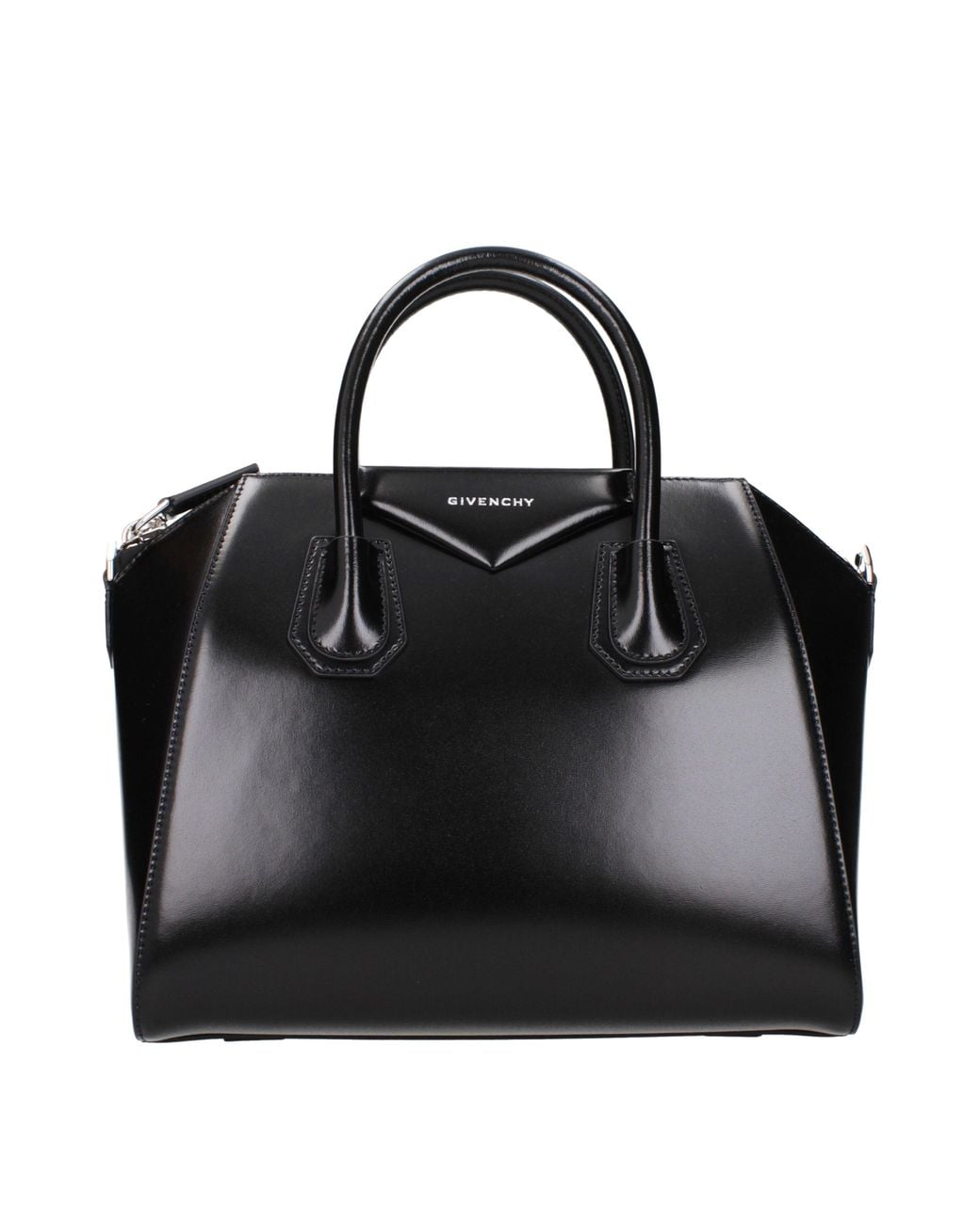 Givenchy Black Antigona Handbag Leather