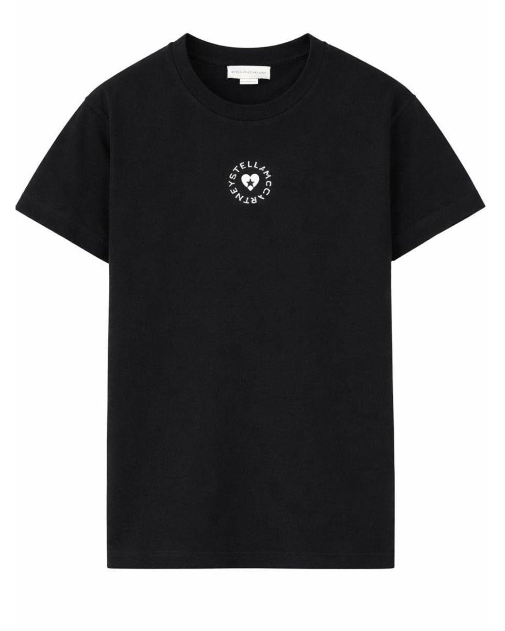 Stella McCartney Black T-Shirt With Logo