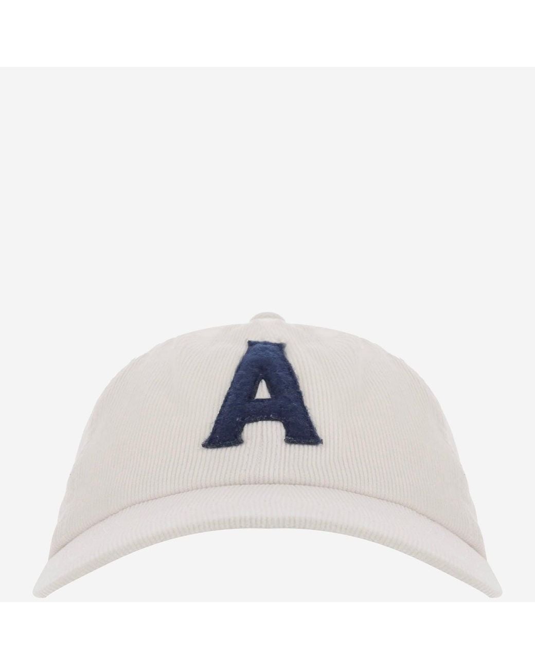 Autry Blue Cotton Baseball Cap With Logo