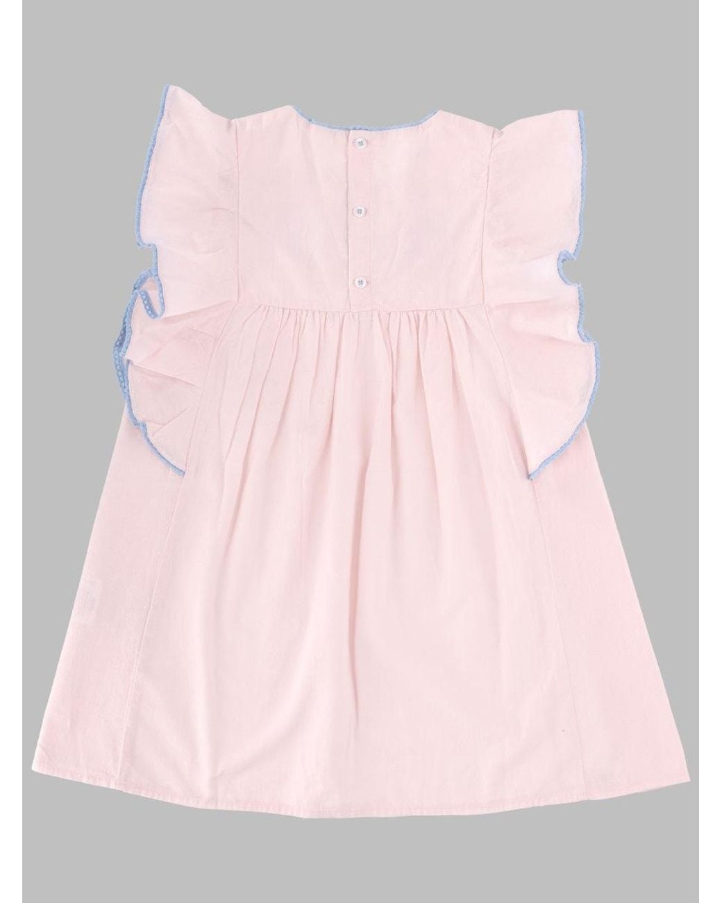 Louise Misha Pink Vestito Con Ricamo