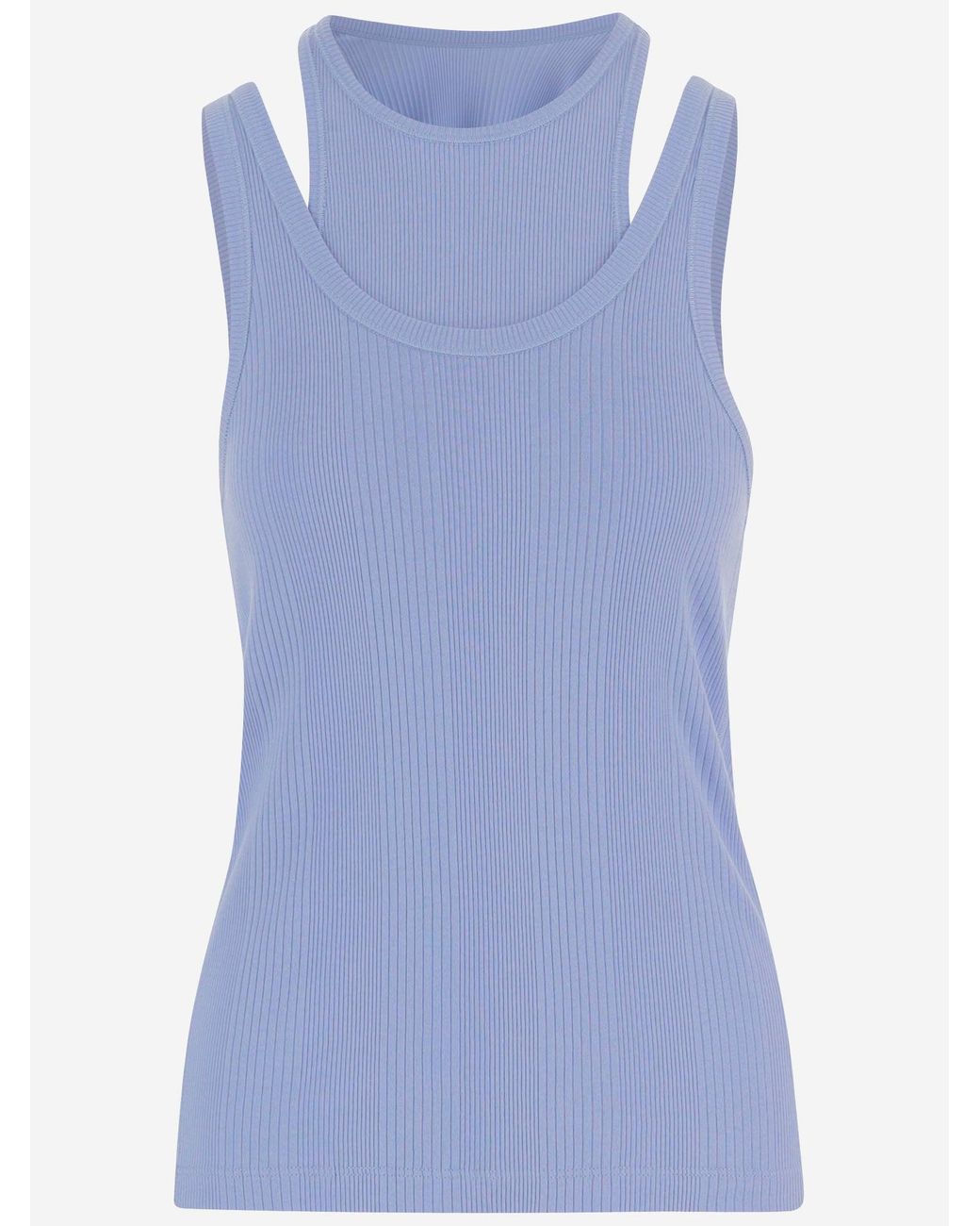ARMARIUM Blue Two Piece Cotton Tank Top