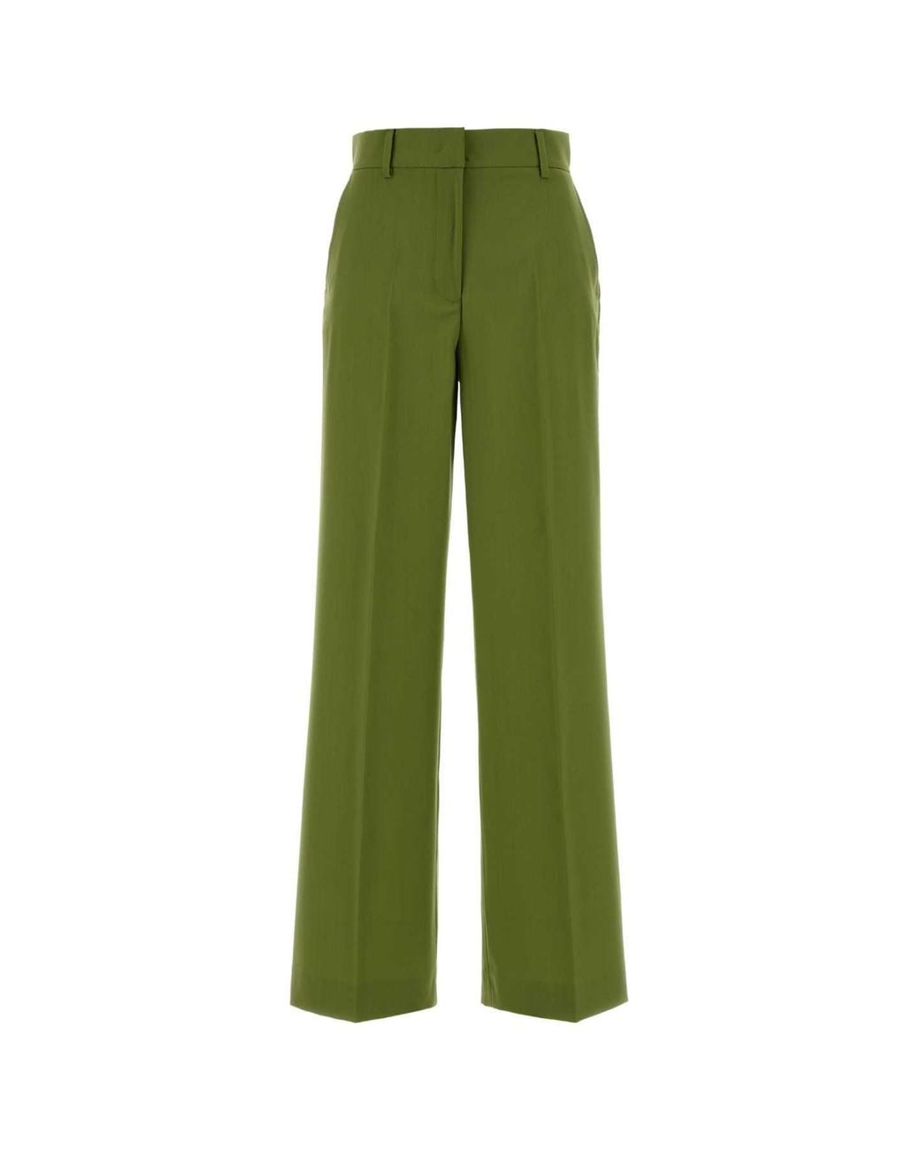 Weekend Green Wool Palazzo Pants