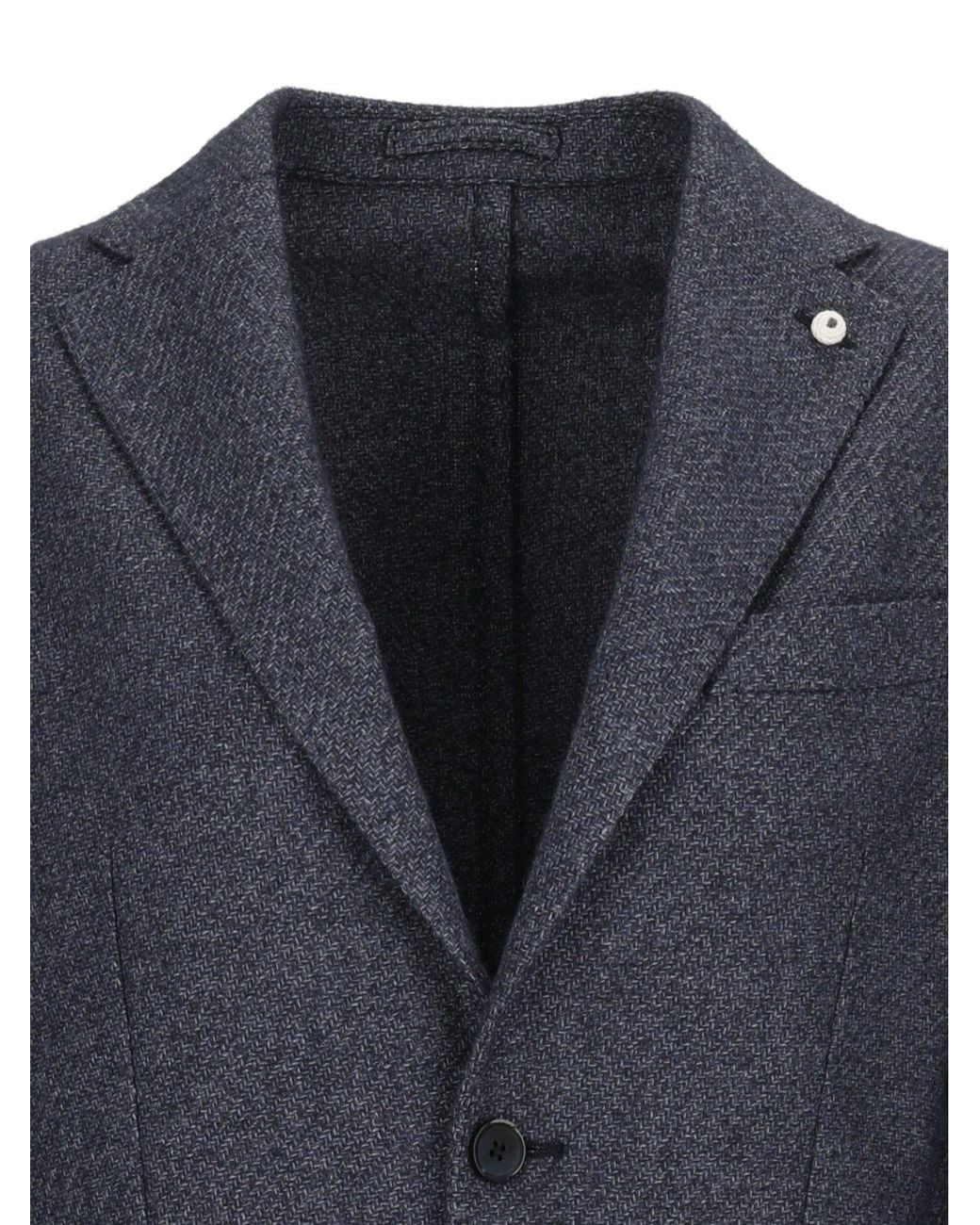 BRANDO-LUBIAM Blue Drop S Structured Tailored Blazer