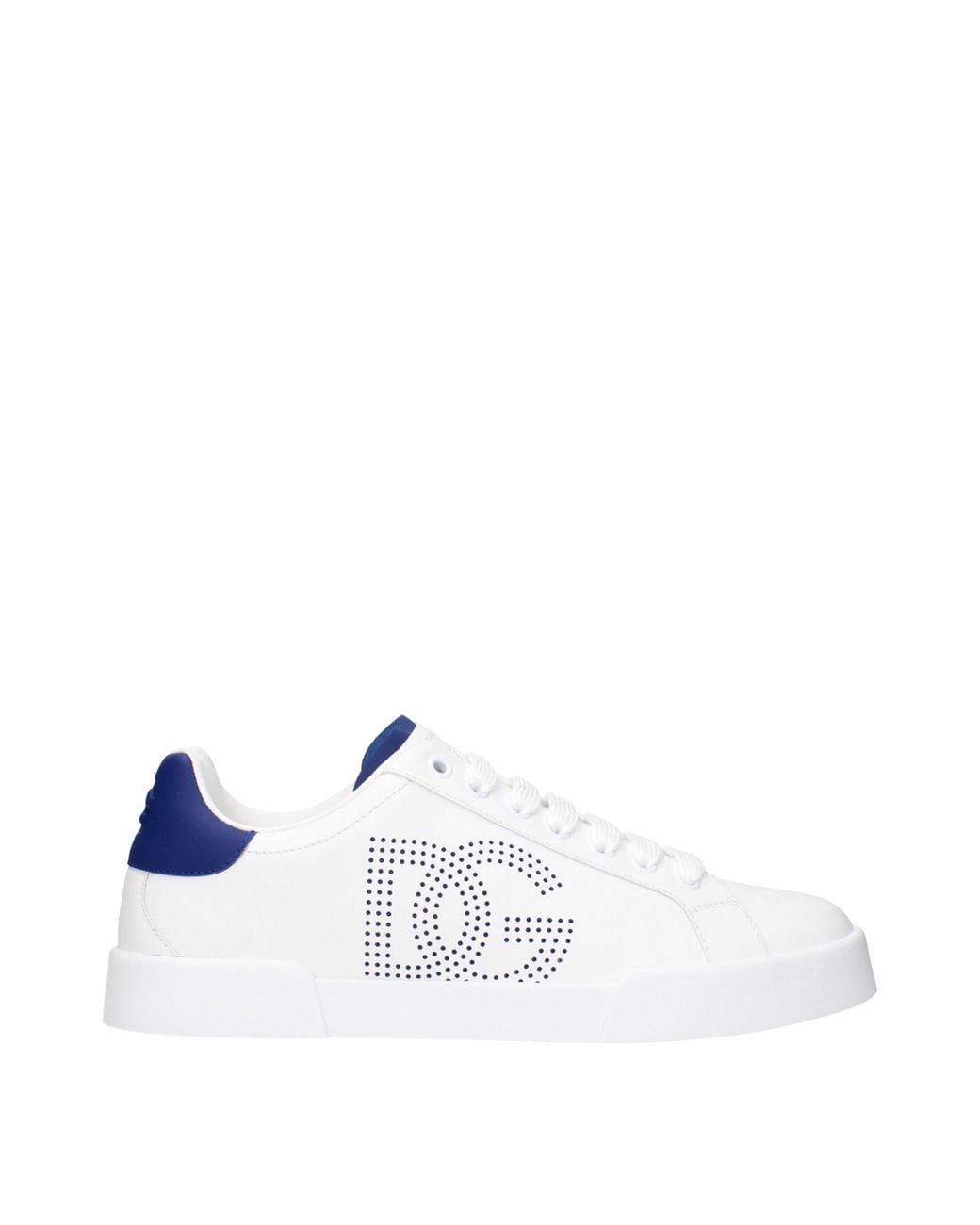 Dolce & Gabbana White Dolce&Gabbana Sneakers Strobel Portofino Leather for men