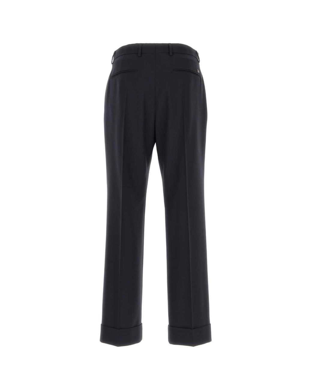 Valentino Garavani Black Wool Pant for men