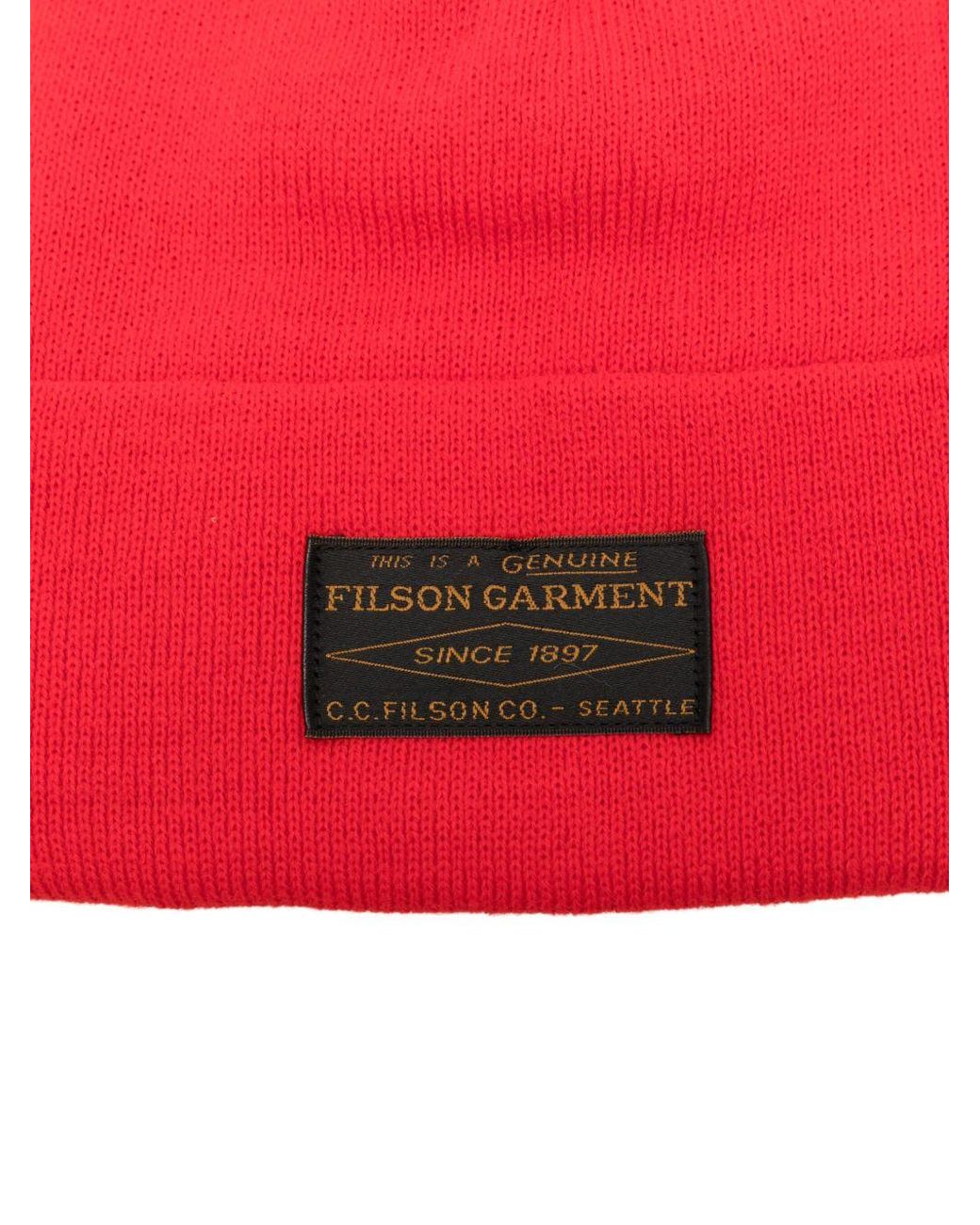 Filson Logo Mütze in Red für Herren