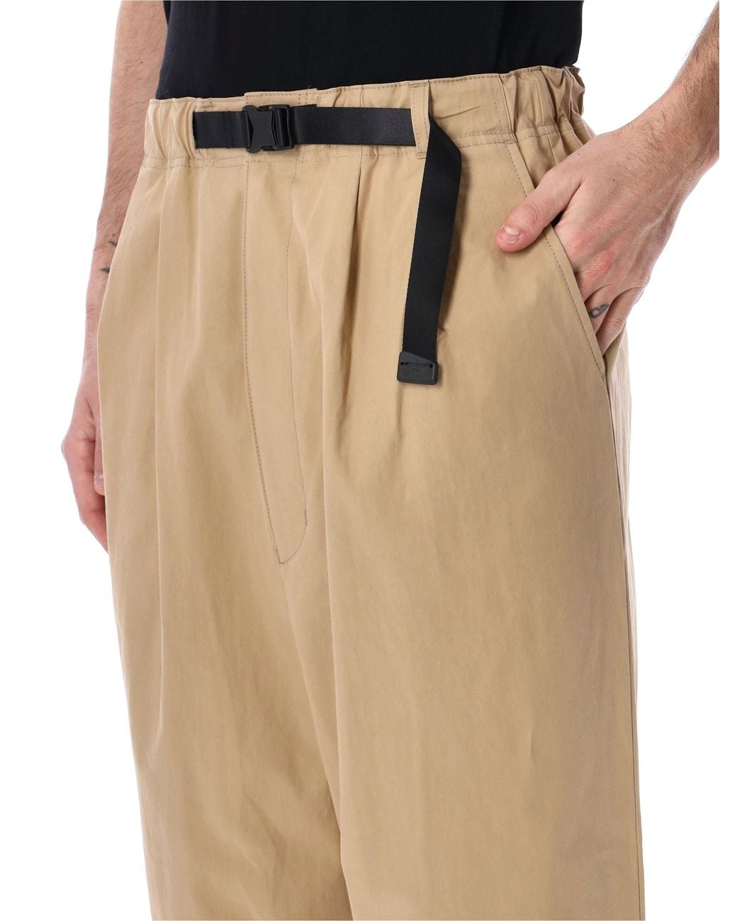 Comme des Garçons Natural Comme Des Garçons Homme Plus Comme Des Garçons Homme Cotton Belted Trousers for men