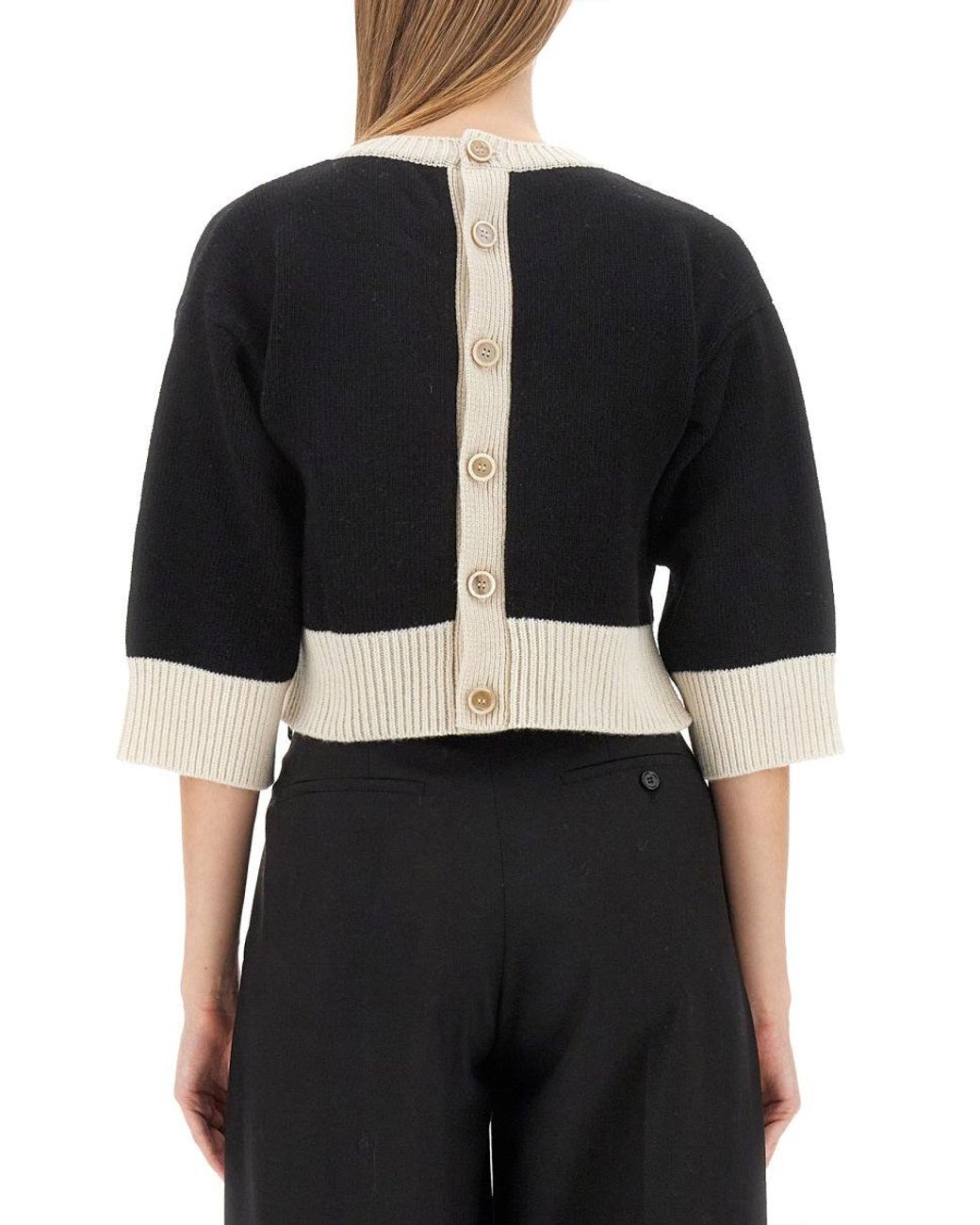 Marni Black Jersey With Logo