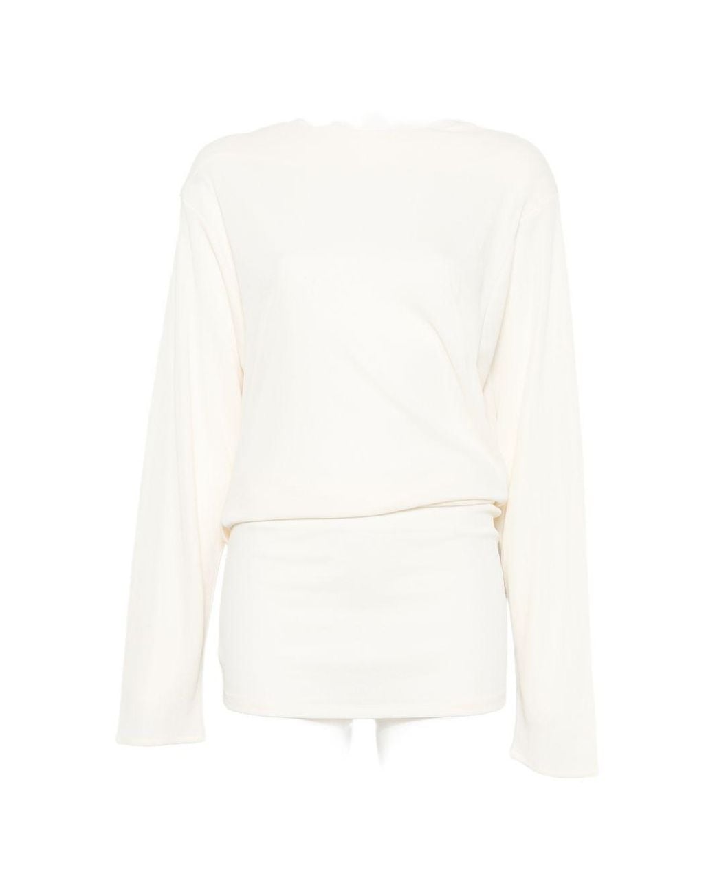 Jacquemus White Mistral Short Dress