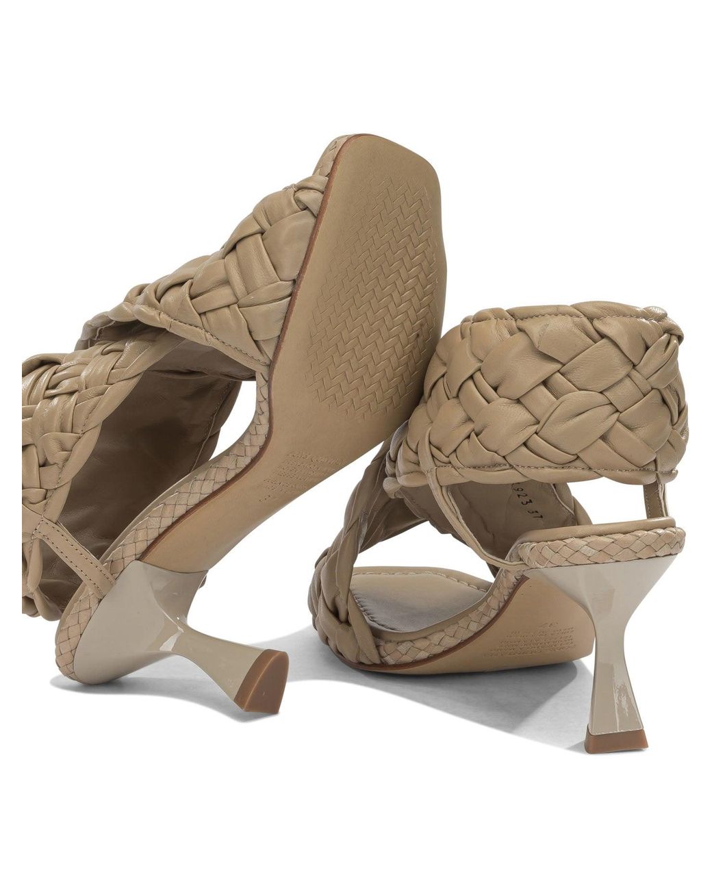 Pons Quintana Metallic Nappa Cow Leather Sandals