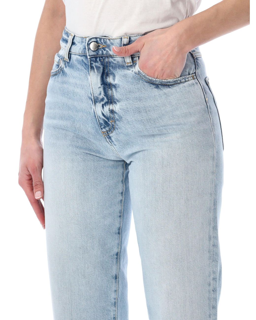 ICON DENIM Blue Jill Straight Leg Jeans