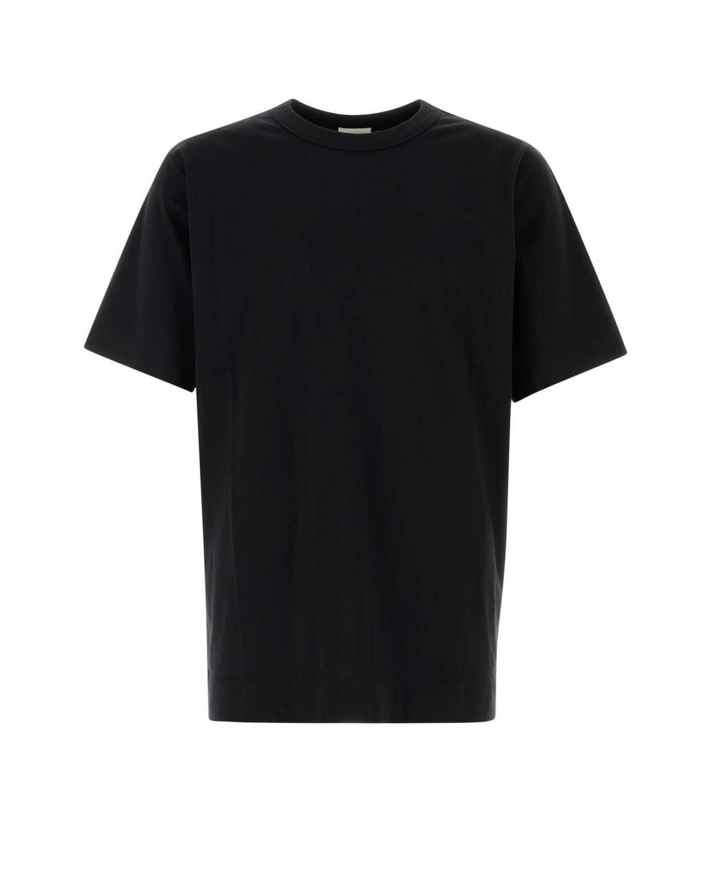 Dries Van Noten Black Cotton Oversize Heer T Shirt