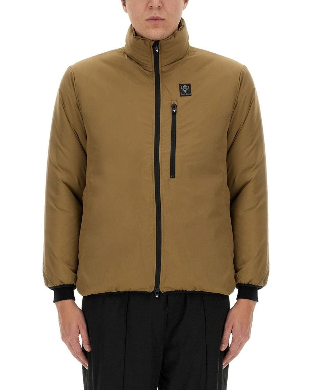 South2 West8 Natural Jacket With Logo