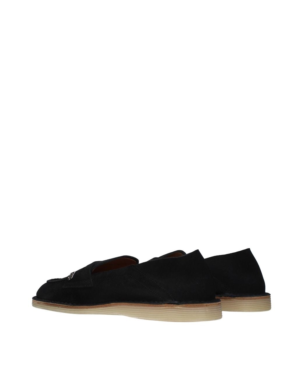 Dolce & Gabbana Black Loafers Suede