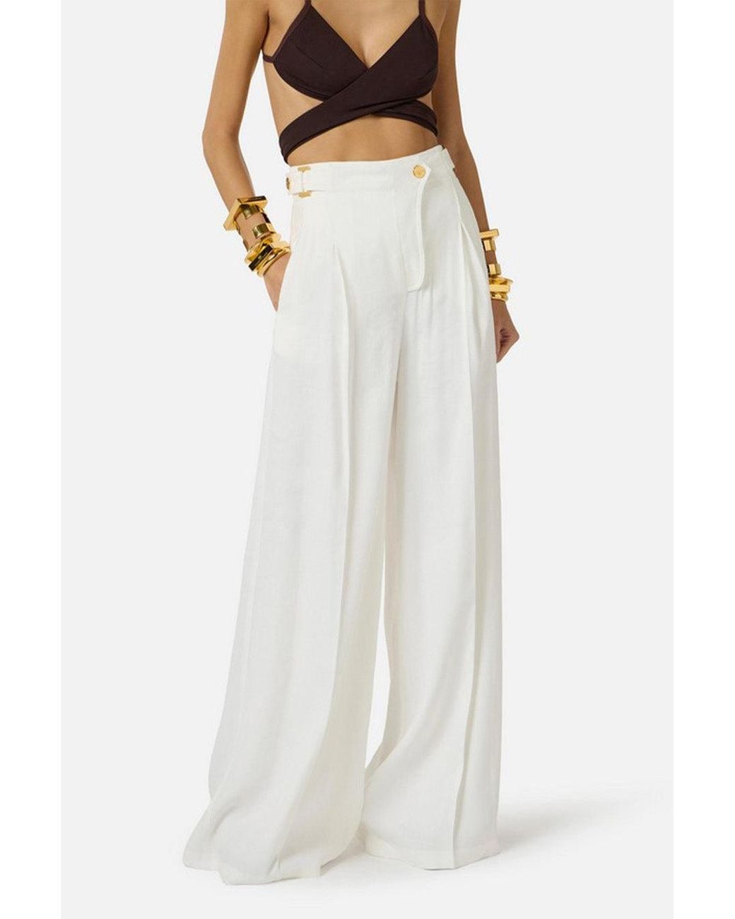 Elisabetta Franchi White Elisabetta Franchi Ivory