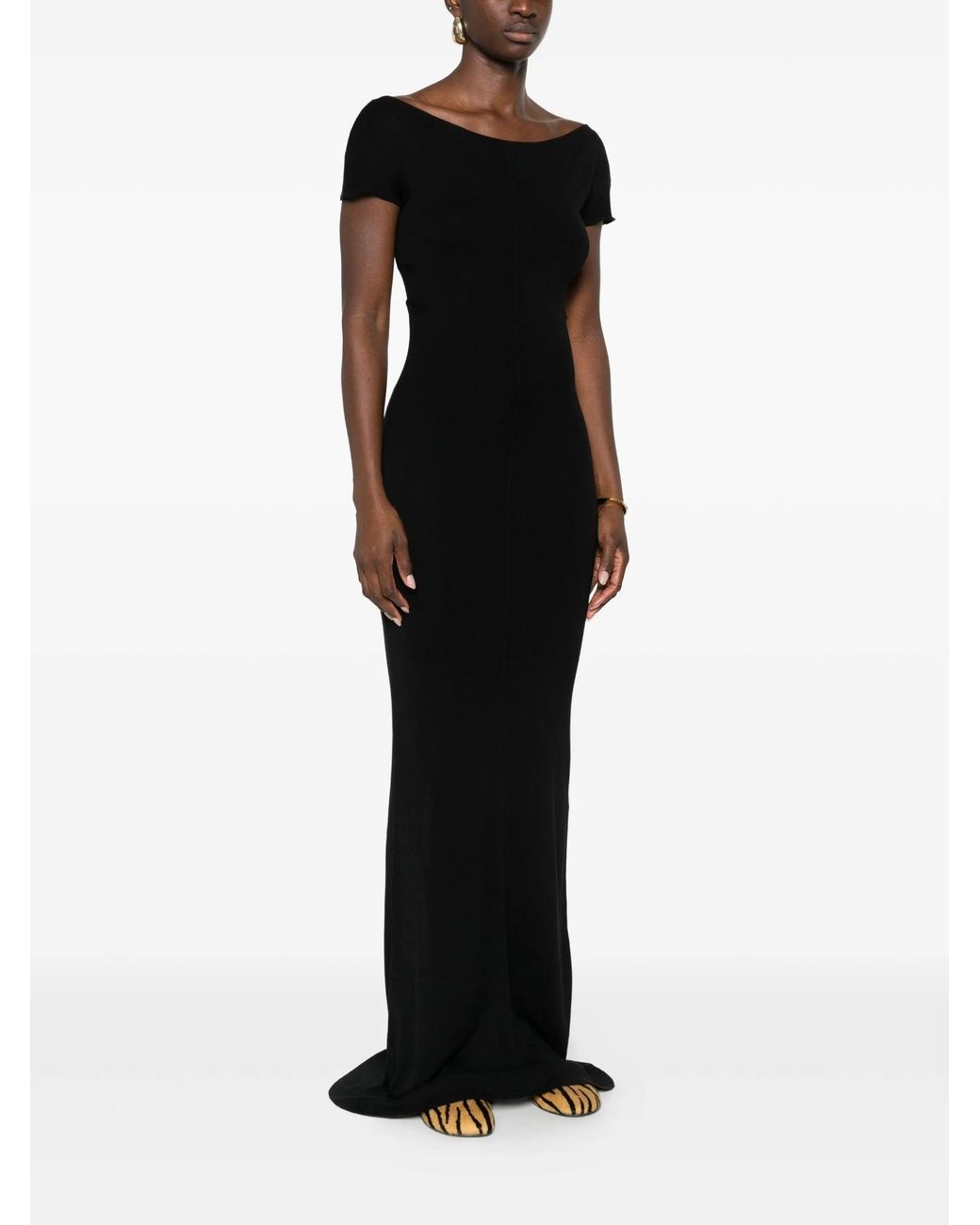 AYA MUSE Black Sway Maxi Dress