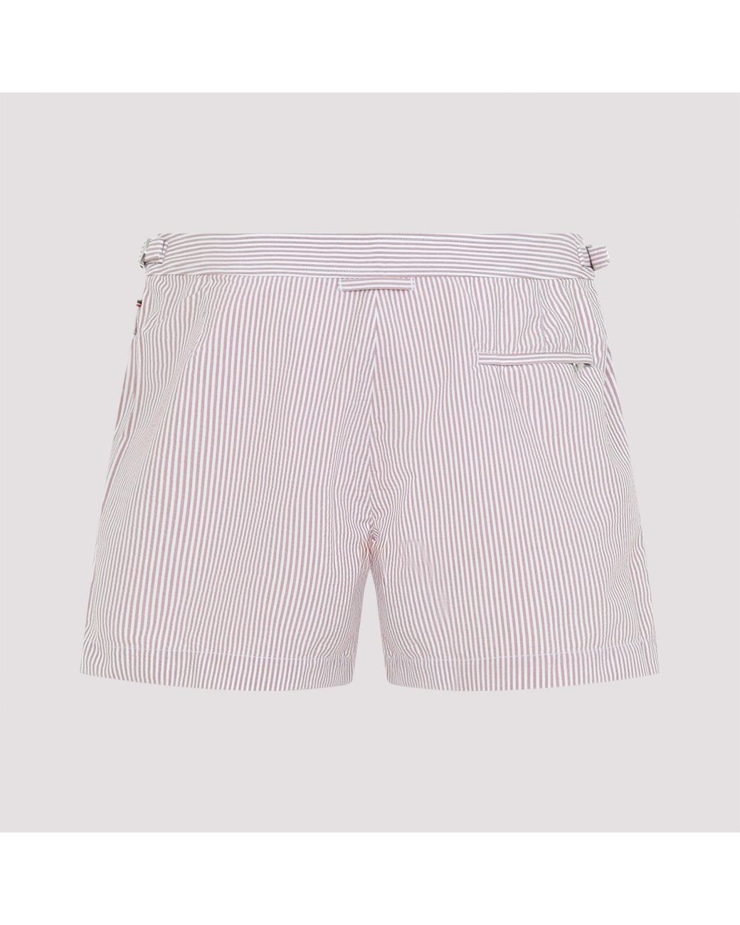 Orlebar Brown Purple Setter Seersuckers Polyesyer Swim Shorts for men