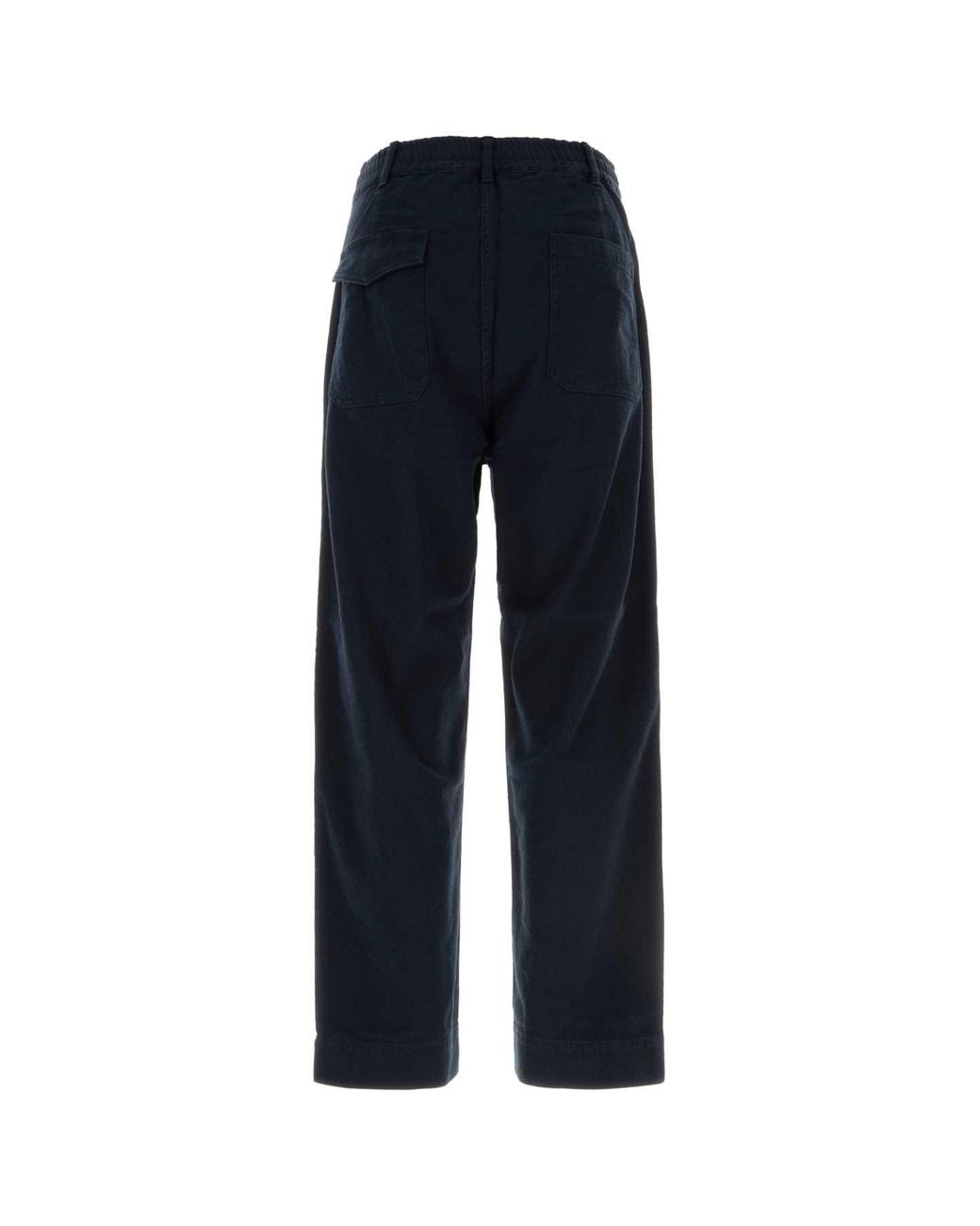 Nanamica Blue Silk Nep Cotton Twill Deck Pants for men