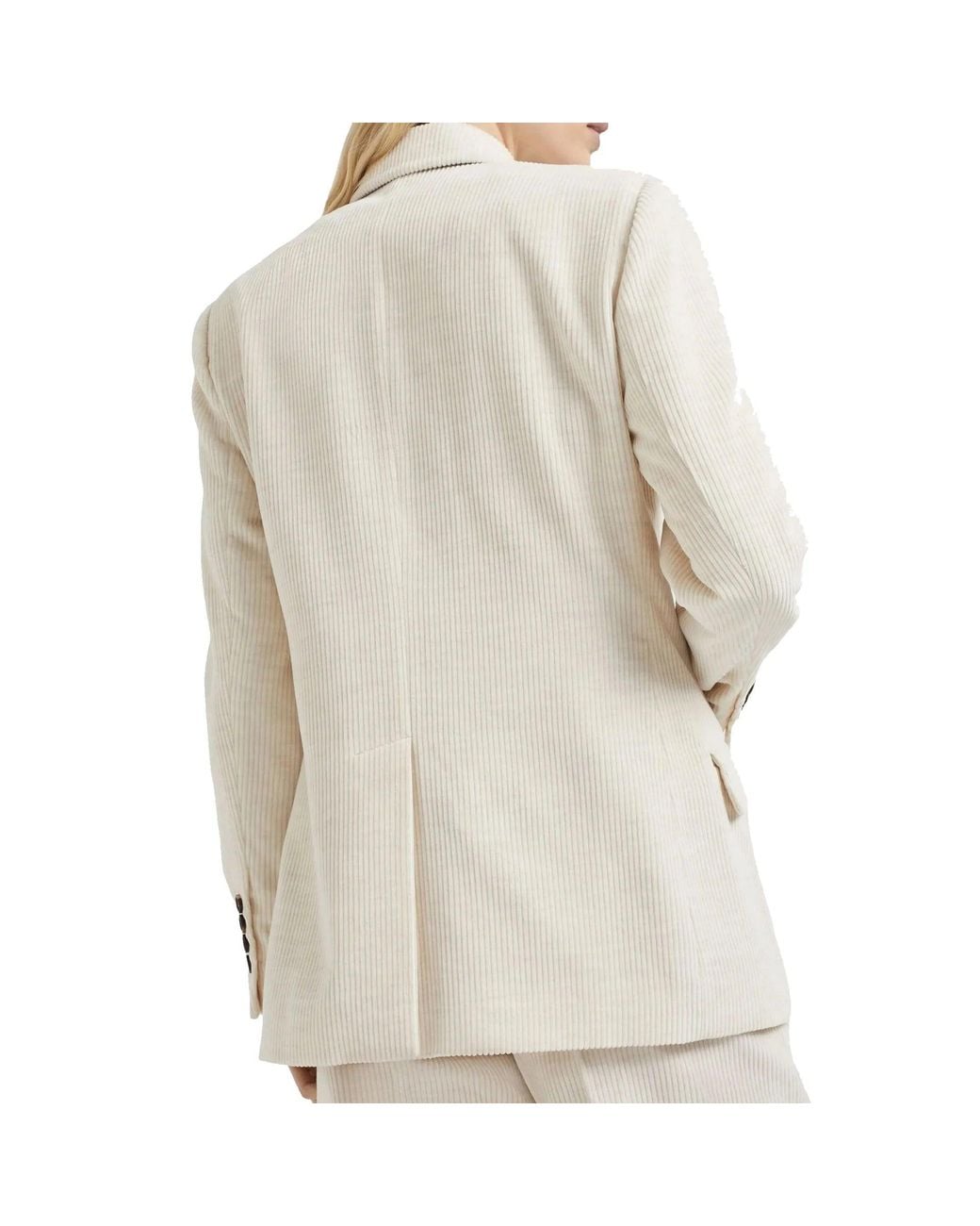 Brunello Cucinelli Natural Corduroy Blazer