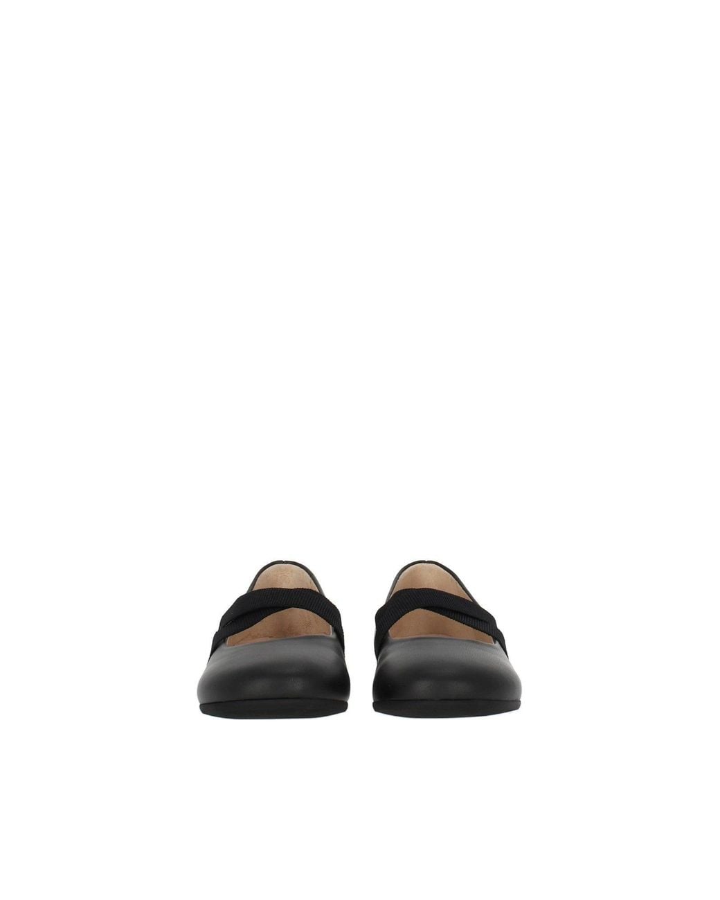 Versace White Ballerina Nappa