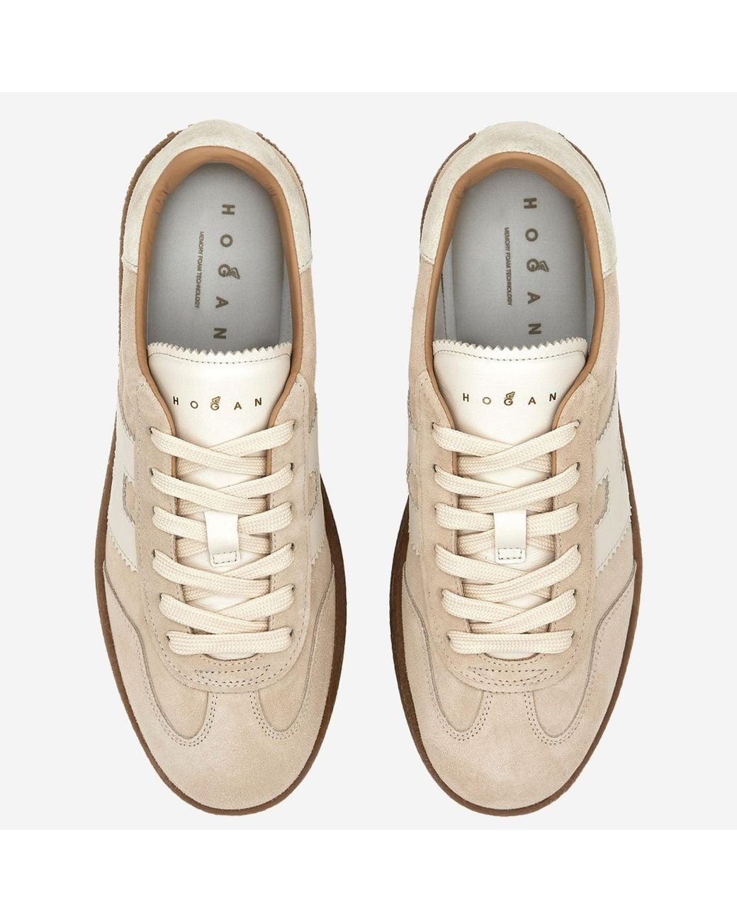 Hogan Brown Cool Suede Sneakers