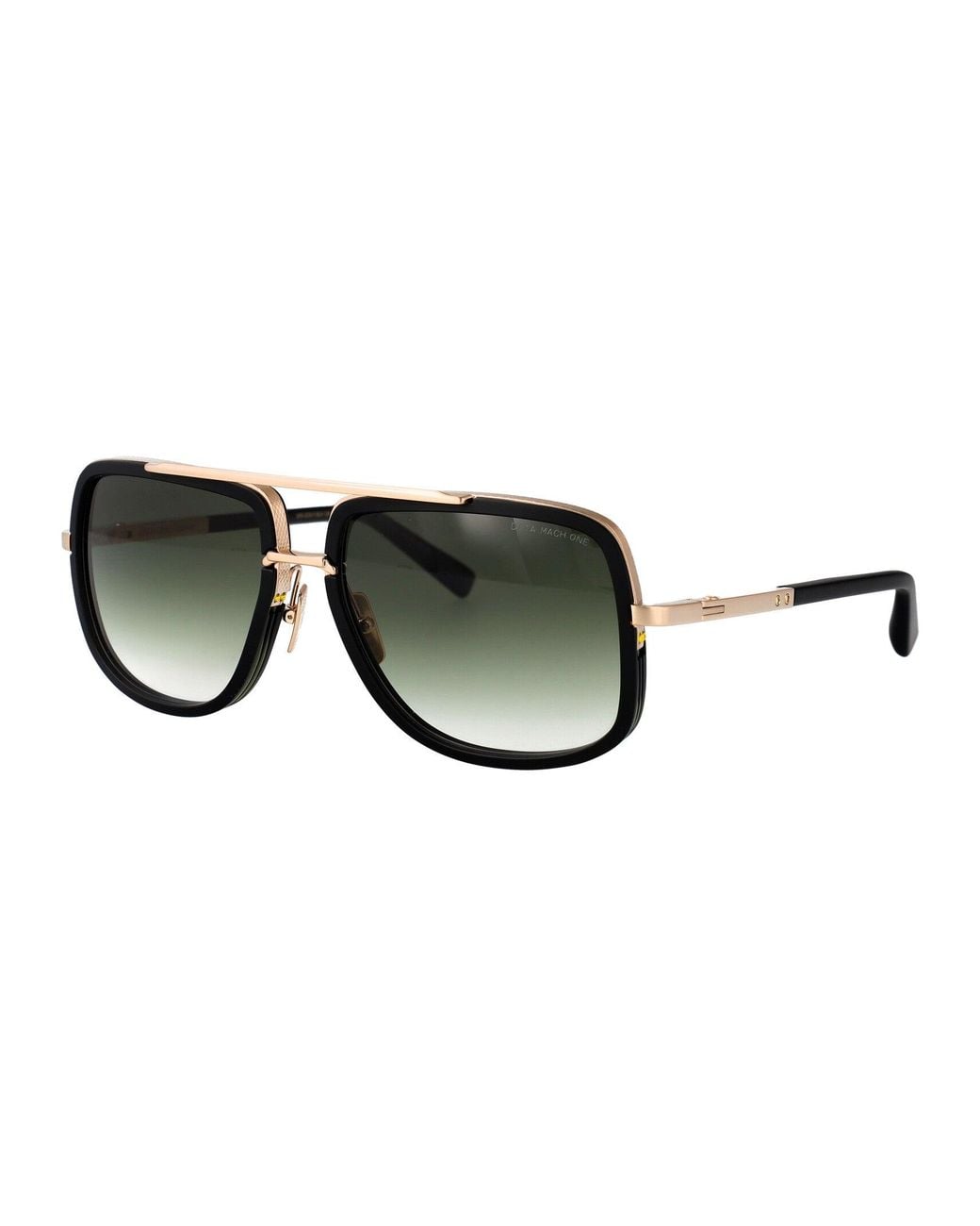 Dita Eyewear Green Aviator Sunglasses Drx 2030 F Blk 12 K Blk Gld