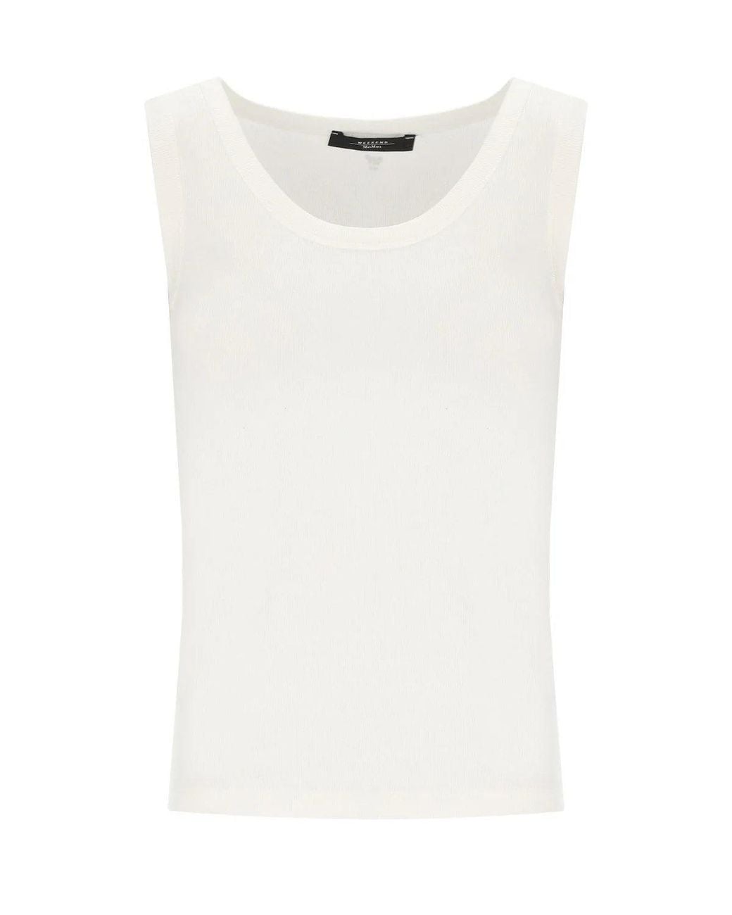 Weekend by Maxmara White Multic Ribbed Top