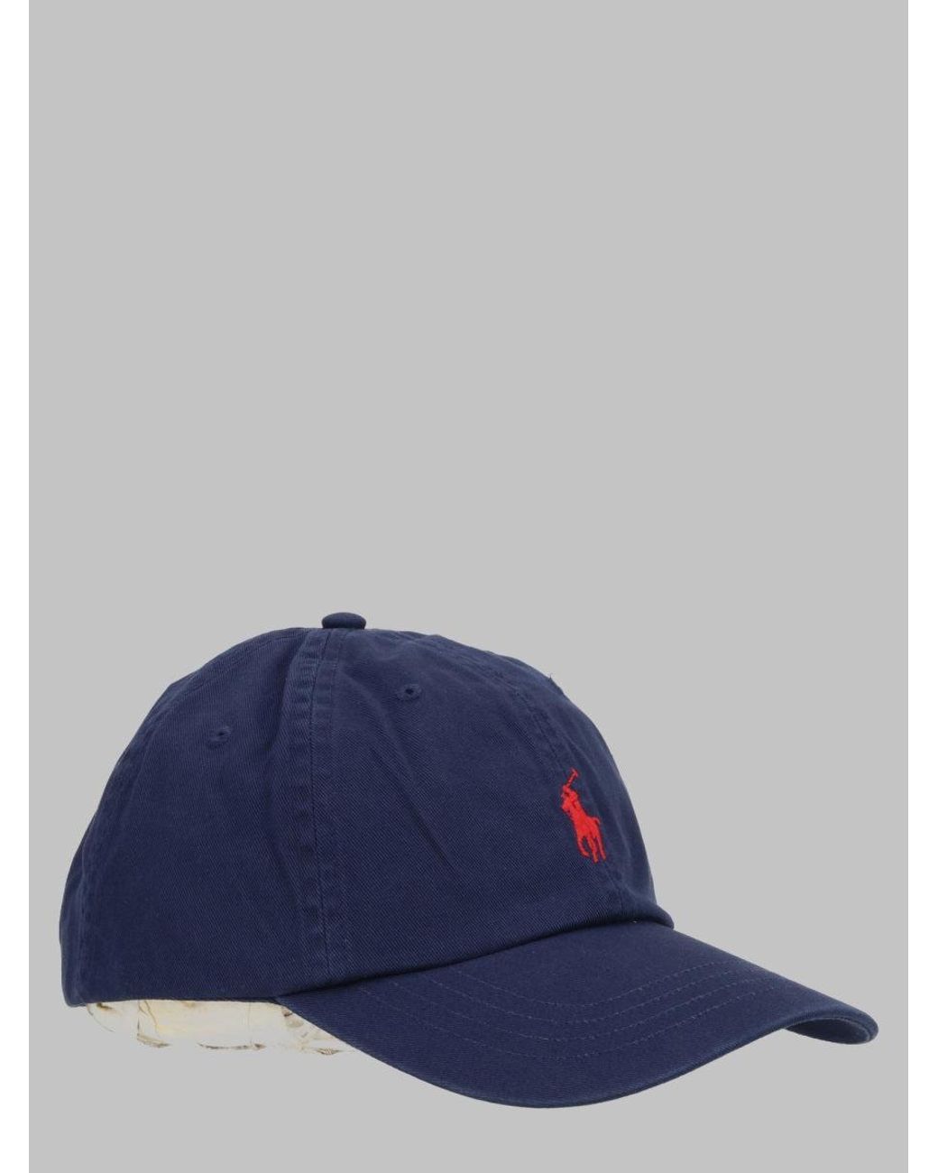 Polo Ralph Lauren Blue Cotton Twill Baseball Cap