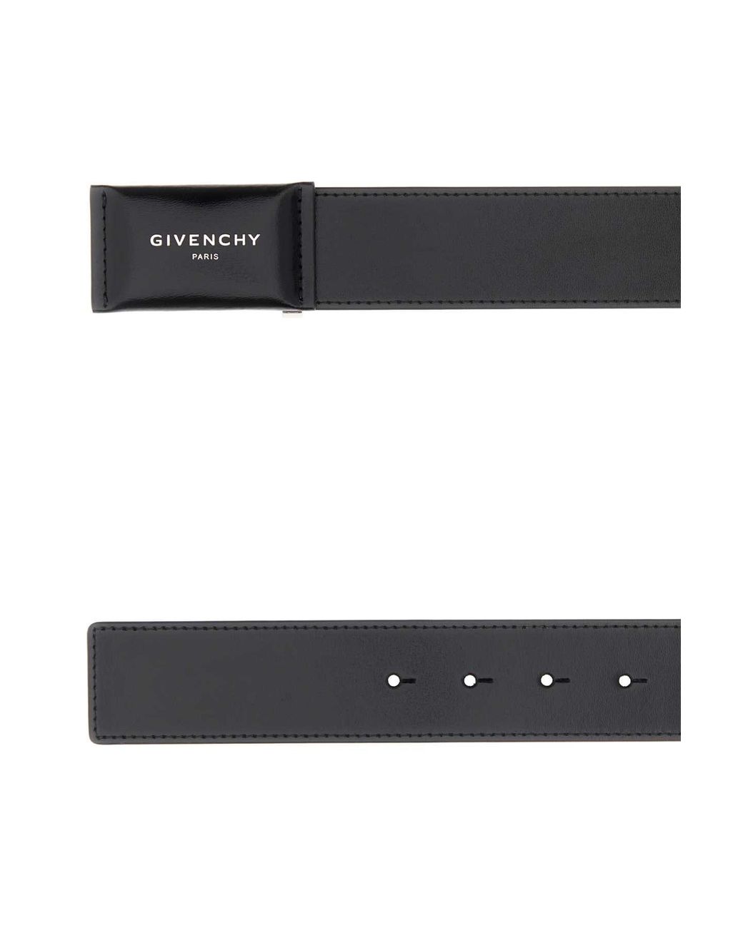 Givenchy White Leather Antigona Belt for men