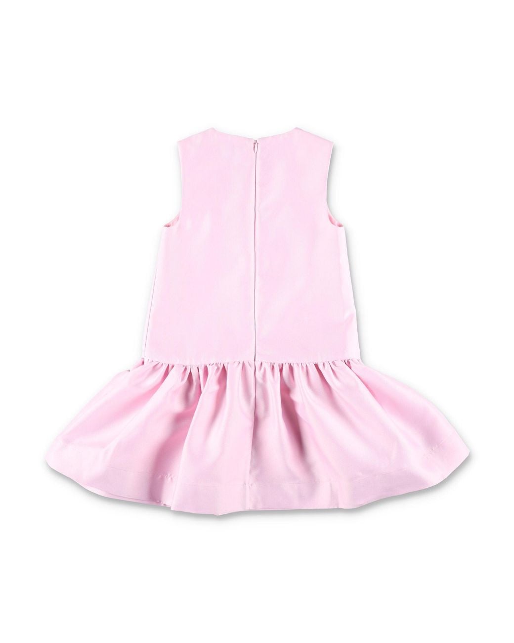 Self-Portrait Pink Floral Sequin Taffeta Dress With Ruffle Hem