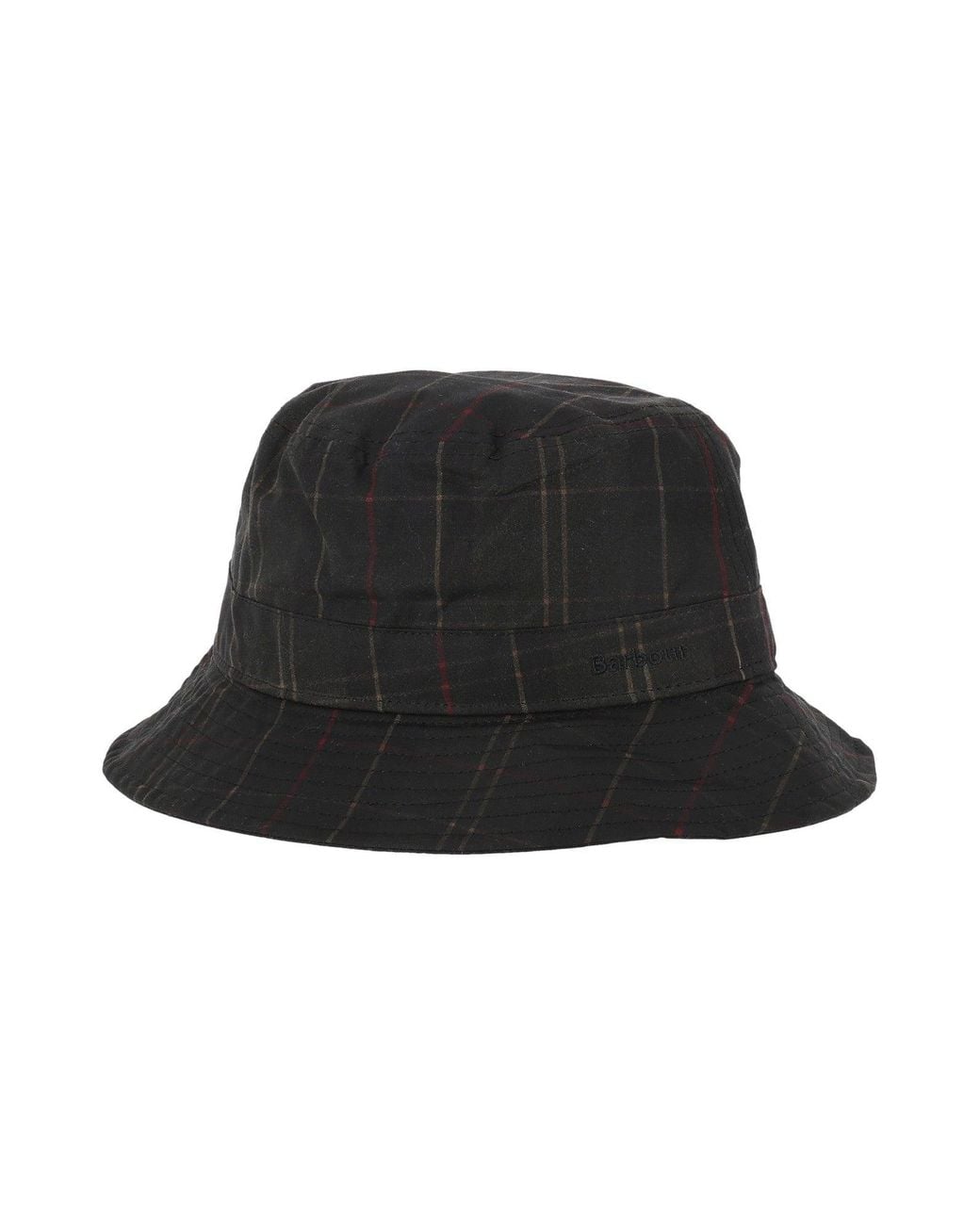Barbour Black Haydon Tartan Bucket Hat