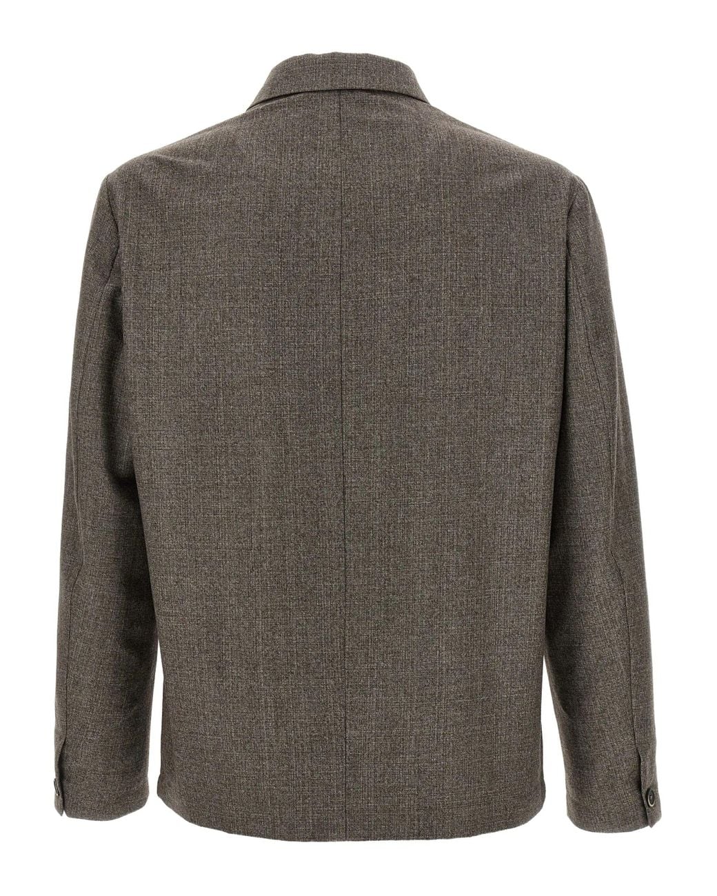Barena Gray Overshirt Visal