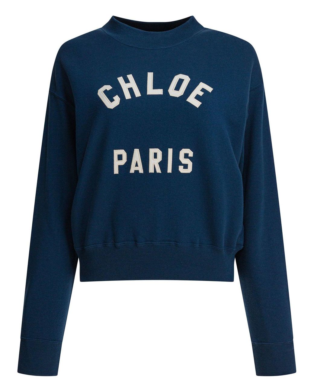 Chloé Blue Cotton Sweatshirt