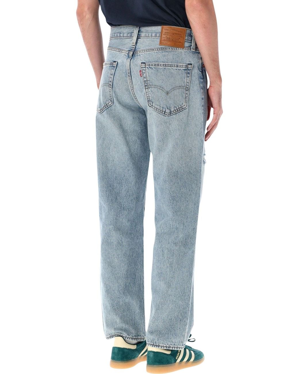 Levi's Blue 568 Loose Straight Jeans