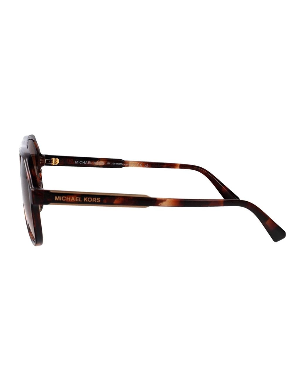 Michael Kors Brown Squared Sunglasses 0 Mk2281 U 300613