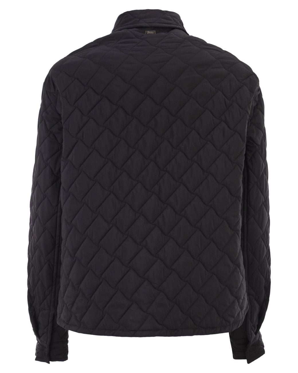Herno Black Shirt-Style Jacket