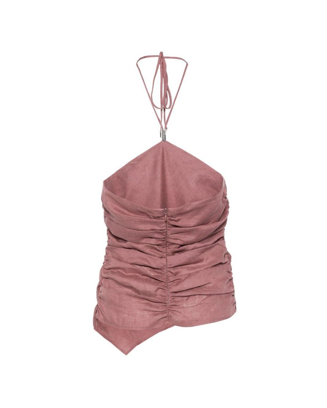 Semicouture Pink Top Linen/Flax