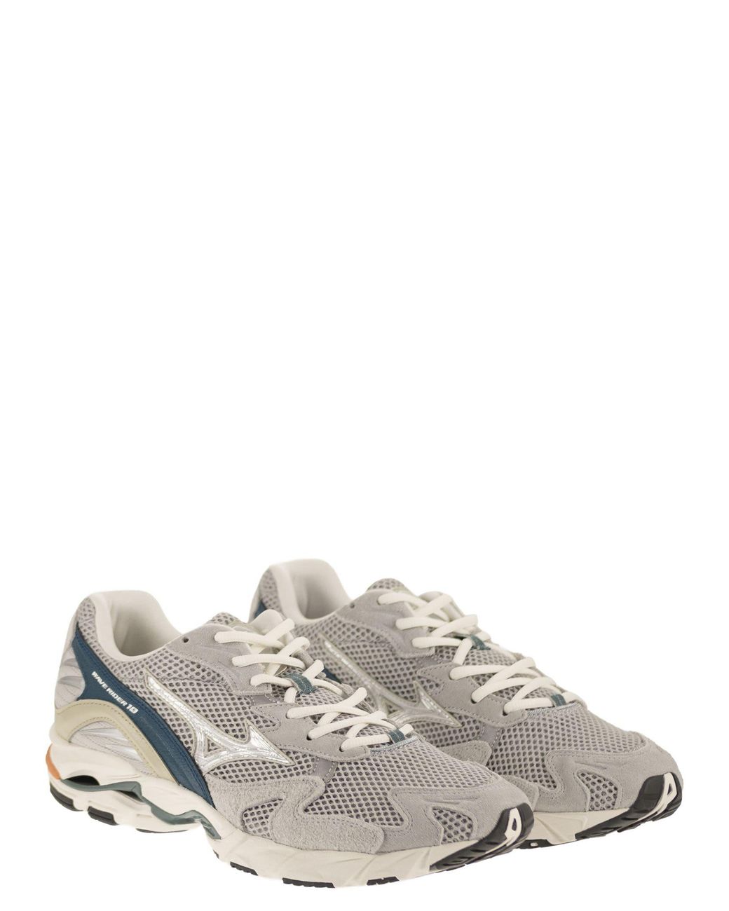 Mizuno White Wave Rider 10 Lifestyle Trainers With Running Dna for men