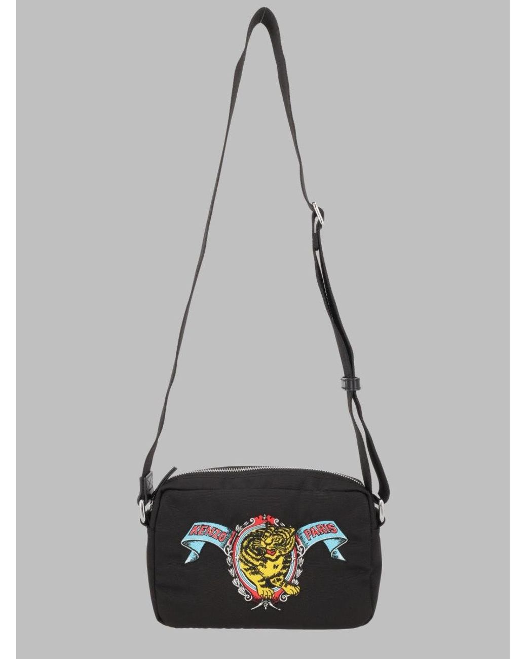 KENZO Gray Borsa A Tracolla Jumping Tiger