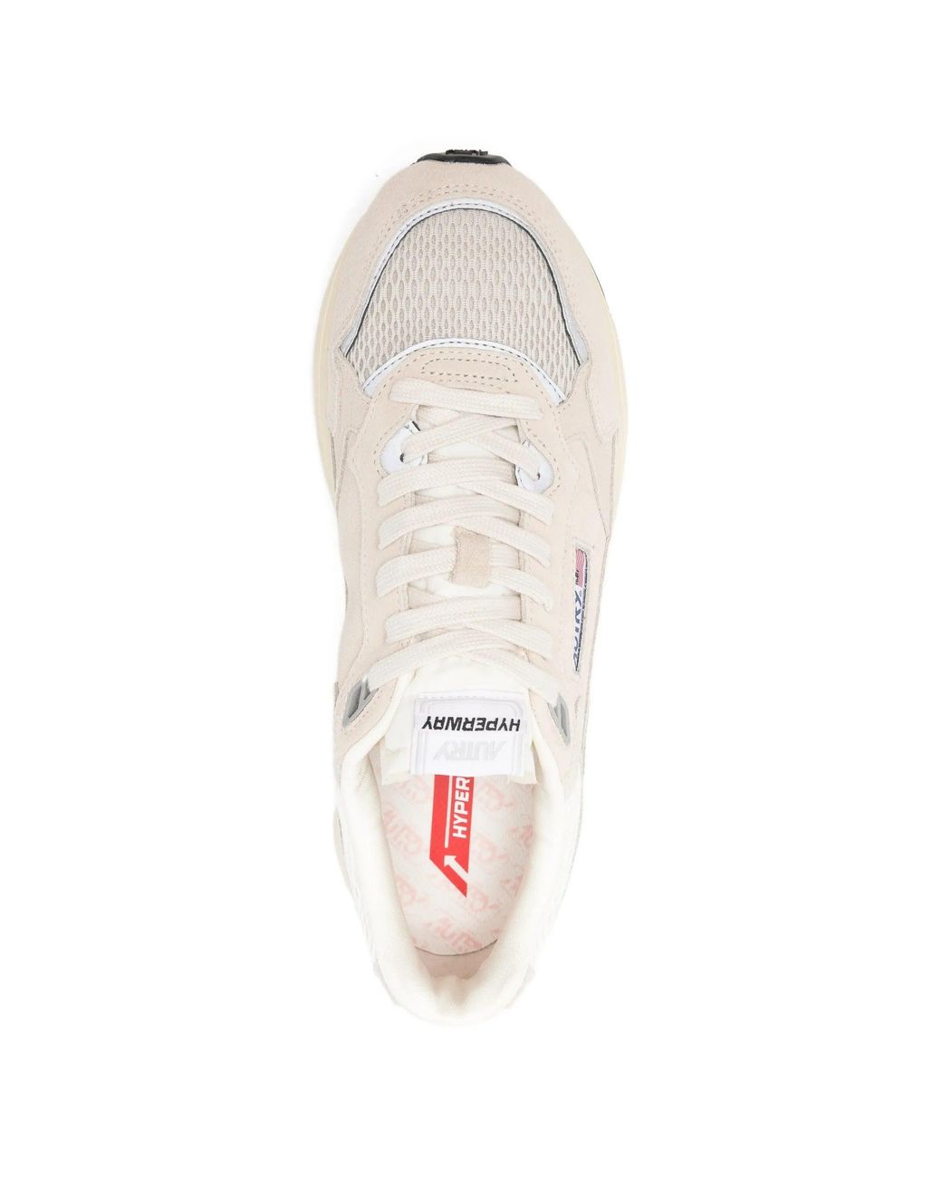 Autry White Hyperway Low Suede/Mesh for men